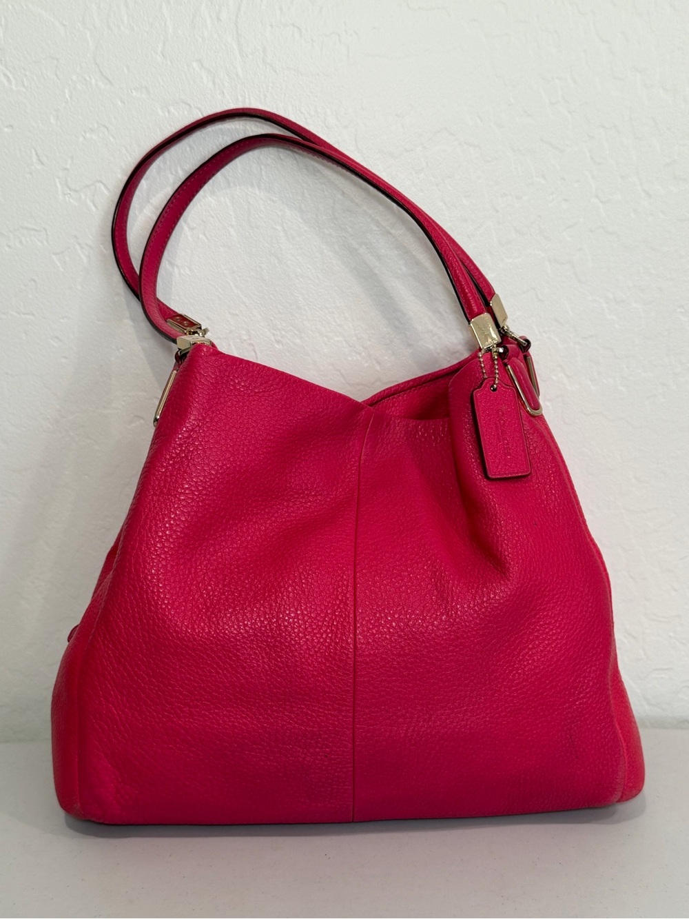 Coach Madison Phoebe Pink Shoulder Bag